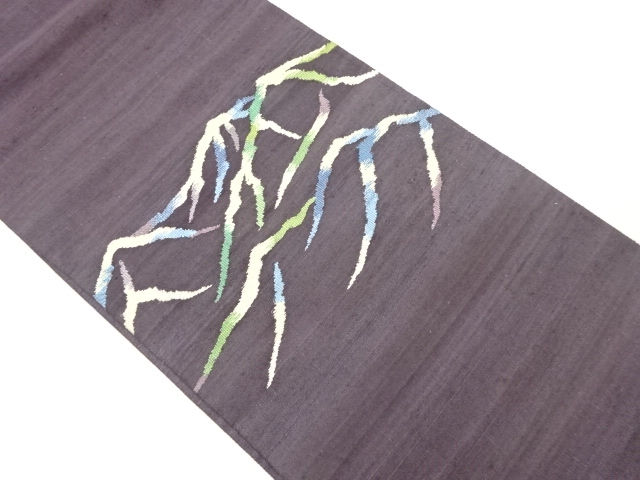 JAPANESE FUKURO OBI / TSUMUGI / WOVEN MOUNTAINS